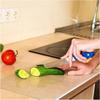 Acrylic Cutting Board with Counter Lip Thickness Clear Acrylic Cutting Board for Kitchen Anti Slip Cutting Board