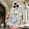 Phone Case: 2D flat suitable for iPhone 18 17 16 15 14 13 Pro, transparent four corner protective case, wedding dress character, Christmas and Hallowe