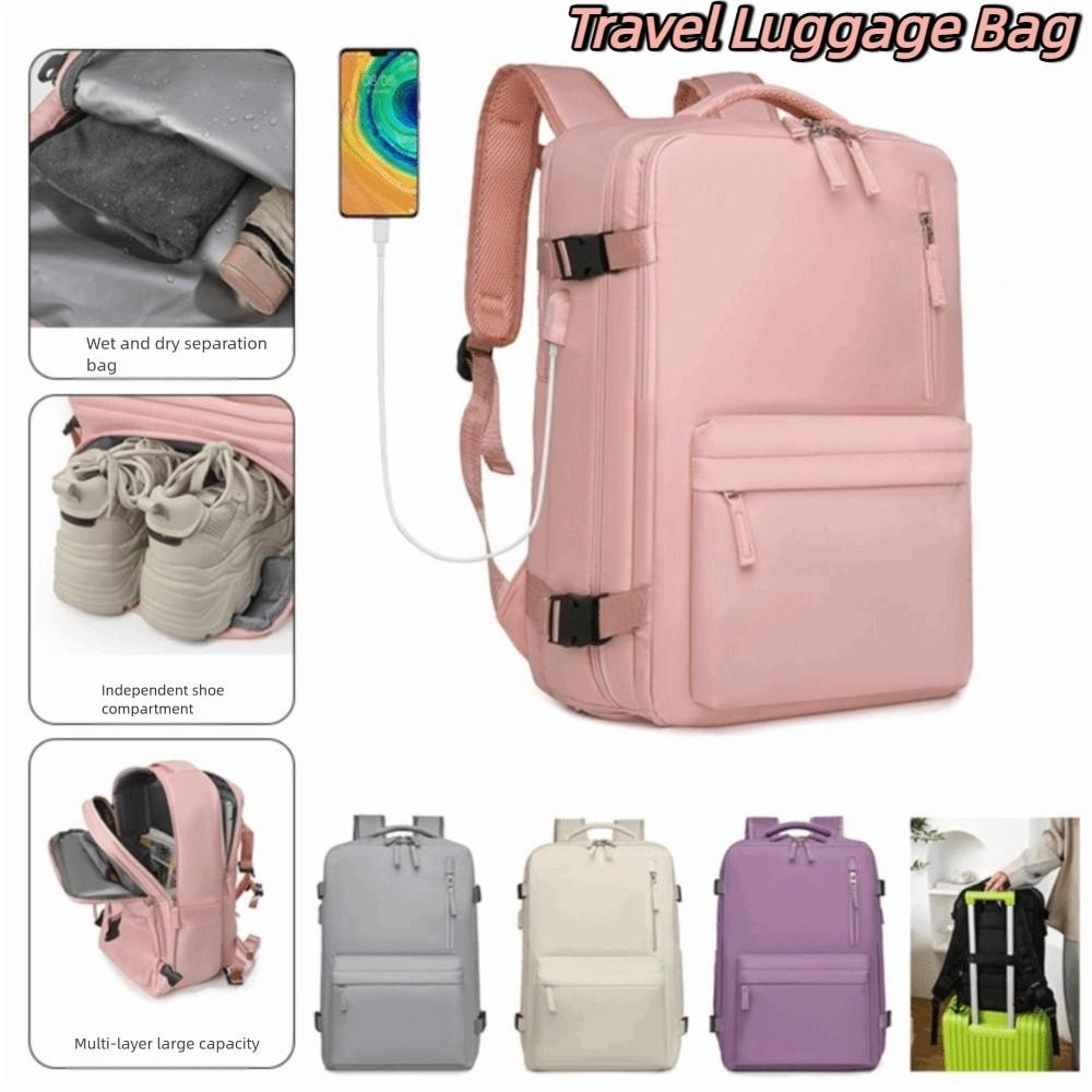 Oxford Travel Luggage Bag Sturdy Boarding Bag Portable Large Capacity Handbag  Fitness