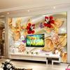 Wallpaper 3d Stereo Jewelry Flowers Wall Mural Living Room Tv Sofa Luxury Home Decor Wall Papers For Walls