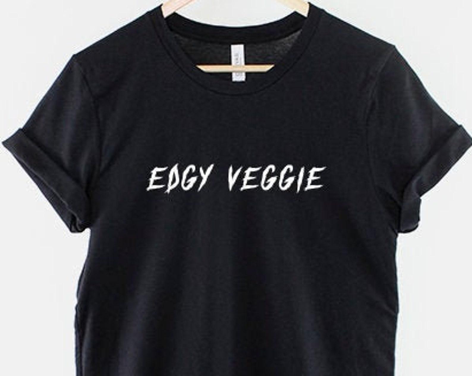 Edgy Vegan Punk Rock T-Shirt, Funny Vegan Shirt, Punk Rock Graphic Tee, Vegan Lifestyle Top, Gift for Vegan S