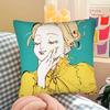 Pc VVeil Emma Anime Vintage Pillow Case Fashion Square Pillowcase Bedroom Sofa Room Ins Decoration Leisure
