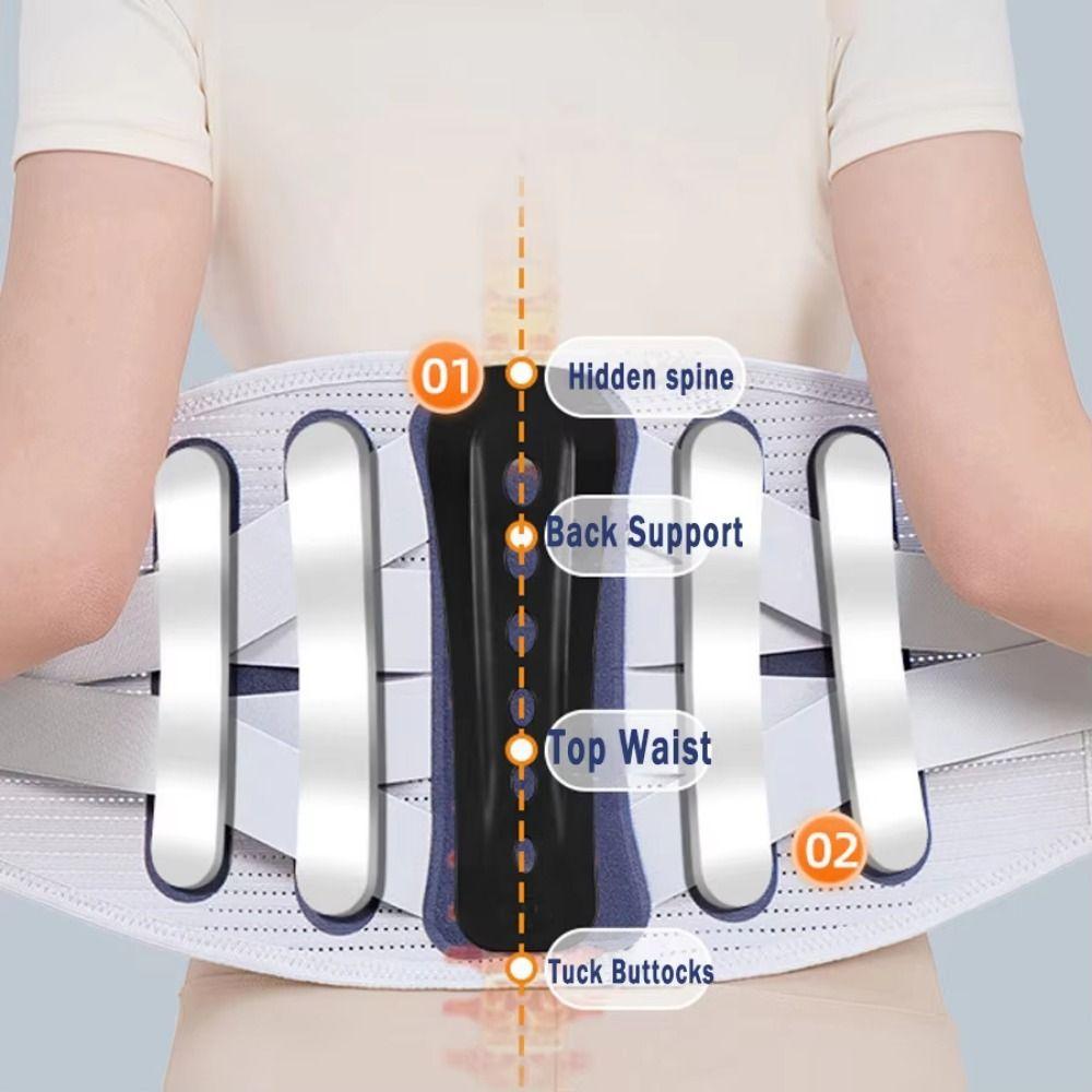 Posture Corrector Waist Support Belt Adjustable Lumbar Waist Support  Sports