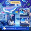 Dreamy Rotating Starry Sky Music Projector Lamp for Kids' Bedroom