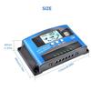 MPPT Solar Charge Controller With LCD Display Double USB Port 100A Auto Solar Charge Battery Regulator for Solar Panel