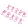 100Pcs Kids Paper Clips Bunny Style Strong Metal Exquisite Color Widely Used Cute Paper Clips for Wo