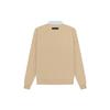 Fear of God Essentials SS23 Waffle Long Sleeve Polo Shirt 'Sand' Men's FOG-SS23-055