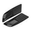 Pair Universal Front Hood Air Vent Trim Bonnet Cover Trim Carbon Fiber Style