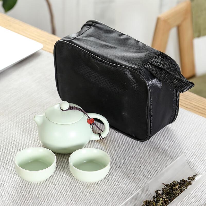 Jun Seventeen SW Portable Ceramic Xishi Kung Fu Tea Set