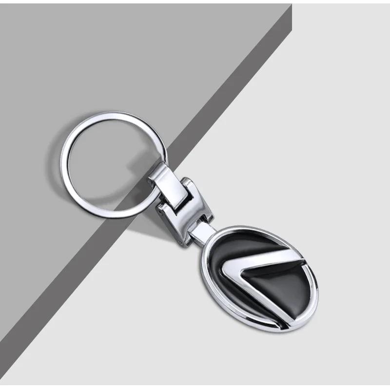 For Lexus RX330 IS250 Ct200h ES300h RX350 IS300h NX300h RX400h ES350 UX250h Car Key Chain Metal Keyring Accessories Ornaments