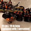 1000+PCS Dragon Catcher Truck Building Blocks, Movie Series Car Model Toy, Ideal for Hobbyists, Collection and Gifting