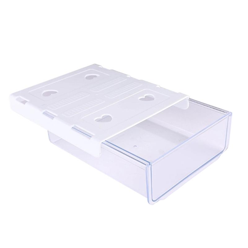 Durable Plastic Concealed Drawer Storage Box Under Desk with Strong Adhesive Drillless Installation for Space Saving Organization of Stationery and