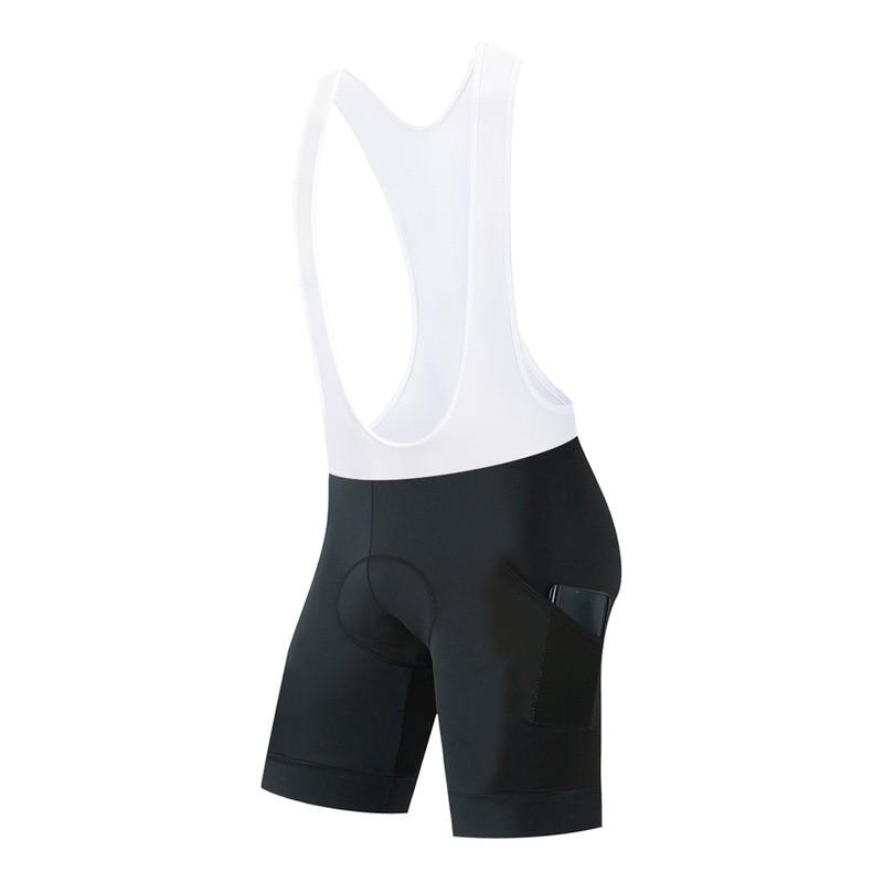 Mens Cycling Shorts With Pockets Mountain Bike Outdoor Riding Breathable Spandex Pants Suspender
