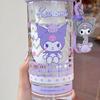 Sanrio Cartoon Tea Infuser: Cute Portable Water Cup with Straw for Girls