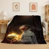 CR7 Capra R-Ronaldo Stella del Calcio Coperta di Flanella Morbida Calda Plaid per Camera da Letto Soggiorno Letto Viaggio Campeggio Picnic Bambino