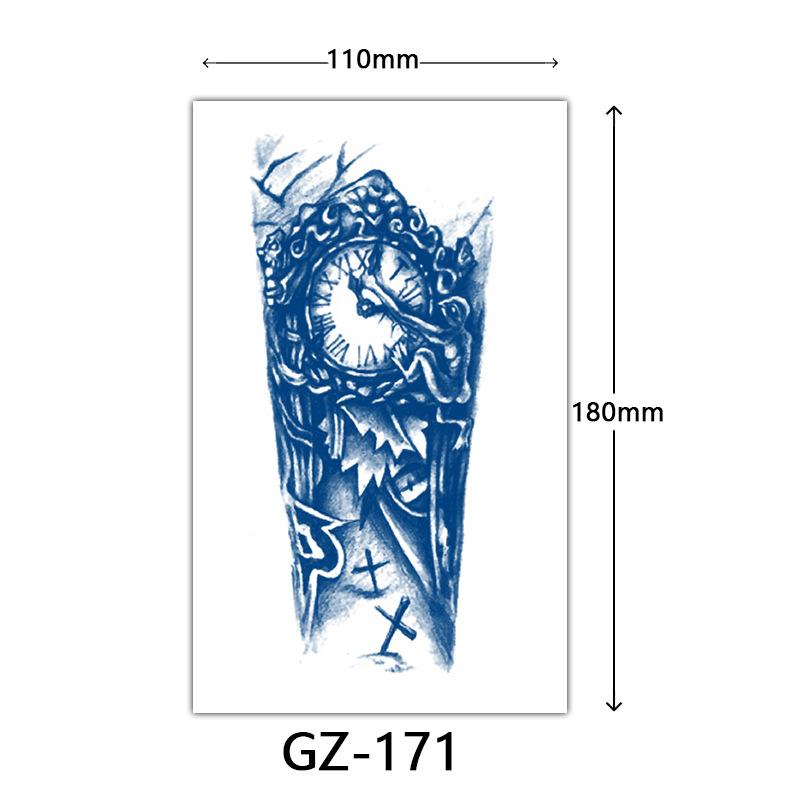 Herbal Semi-Permanent Tattoo Sticker, Animal English Totem Tattoo Sticker, Sweat-Proof Waterproof Tattoo