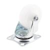 1/2/4Pcs White Nylon Rubber Caster Wheel 360 Degree Swivel Casters New Furniture Roller