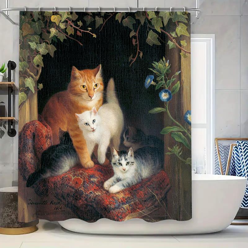 

Colorful Tropical Fruit Shower Curtain Green Leaves Yellow Pineapple Design Waterproof Fabric For Bathrooms Modern Decorative Ho W60H190(CM)-1 Pcs