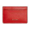 Card Case 10 Pebble Grain Layered Short Stitch Letter Leather Wallet Women Wallet Orange C3648G-IMRCK