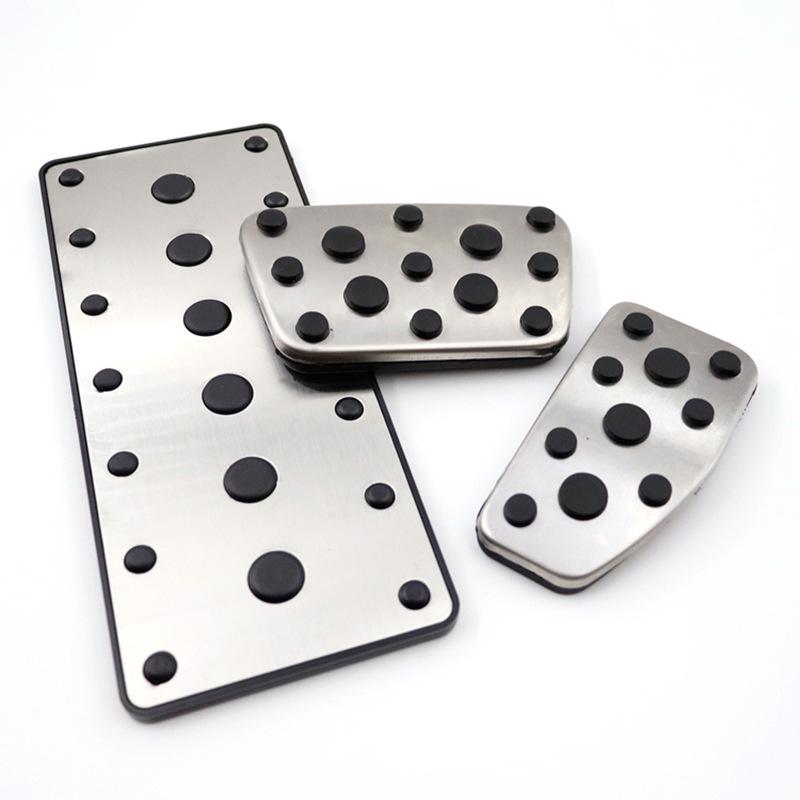 Halkskyddspedalsats för Land Cruiser: Dekorationer för gas-, broms- och rastplats.