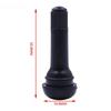 Black TR414 Tubeless Car Wheel Tire Valve Stems with Caps Snap In Type Rubber Tire Valve Stem Cover High Quality Car Accessories