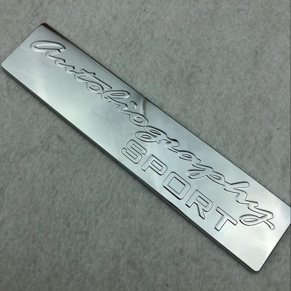 

1 шт. 16,8 см * 3,1 см металлический значок автомобиля SPORT логотип задний задний стикер для Land Rover эмблема наклейка чёрный