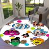 One Piece Poster Round Area Rug Carpet Rug For Living Room Bedroom Sofa Playroom Decor Nonslip Floor Mat