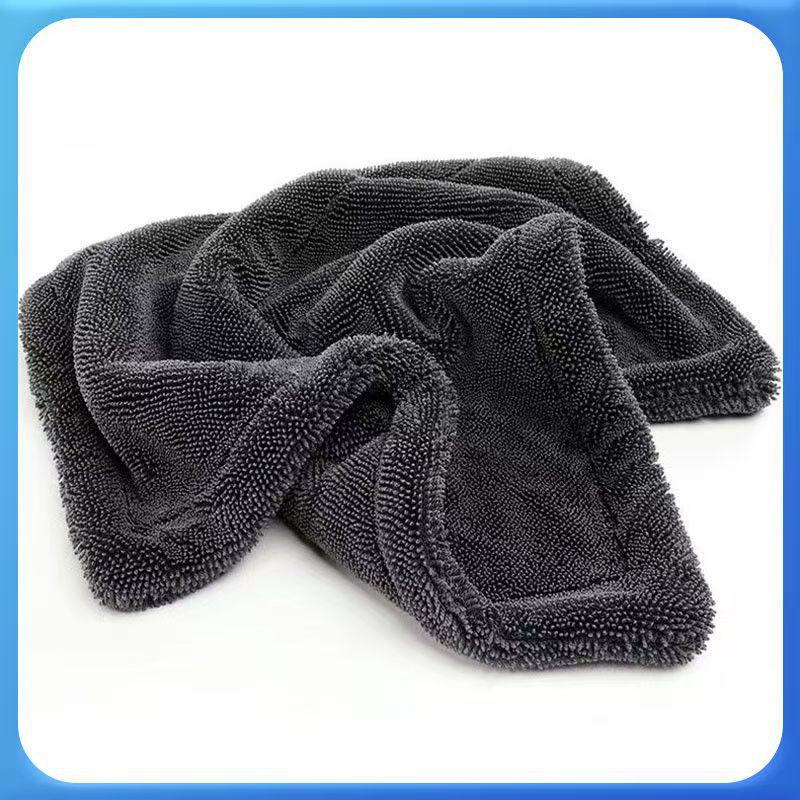 Thick Absorbent Spiral Wool Car Wash Towel – Multi-functional Water Collection