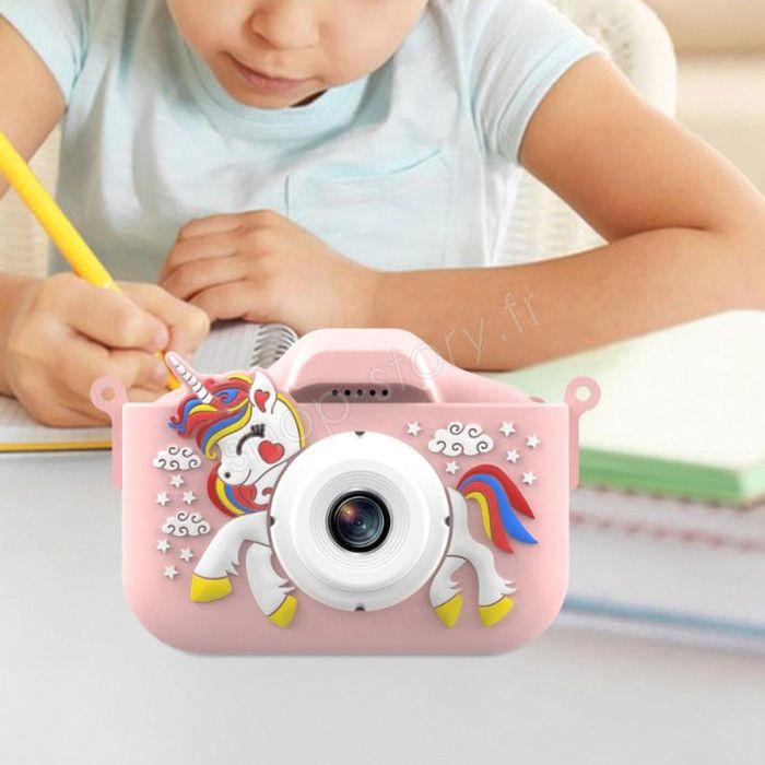 Appareil Photo Numérique - SHOP-STORY - UNICAM - 1080P - Rose - Enfant - Licorne
