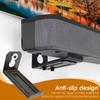 Sound Bar Mount Wall Bracket Easy Installation Wall Display Shelf Holder Stand Universal Soundbar System Mounting Rack Under TV