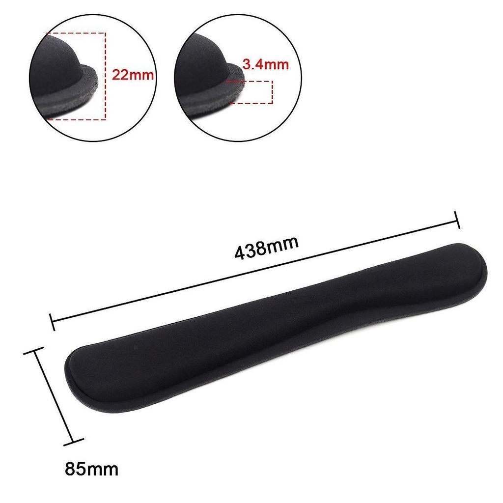 Keyboard Wrist Rest Pad, Computer Pad Gift, Non-Slip Ergonomic Cushion