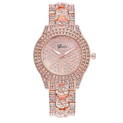 Pinduoduo Rhinestone Diamond Star Women's Watch with Alloy Steel Strap