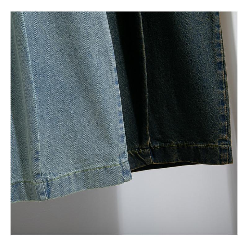 DIMANAF 2026 Summer New Plus Size Women Jeans Fashion Lady Clothing Long Pants Denim Cotton Loose Casual Elastic Waist