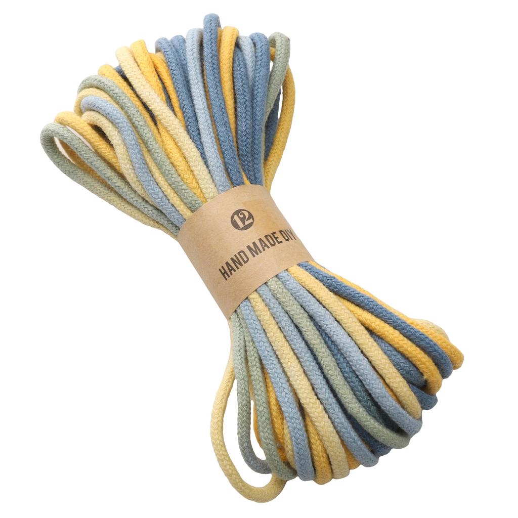 Core Cotton Monochrome Braided Rope Cotton Cord Thread String DIY Beading Bracelet Jewelry Making