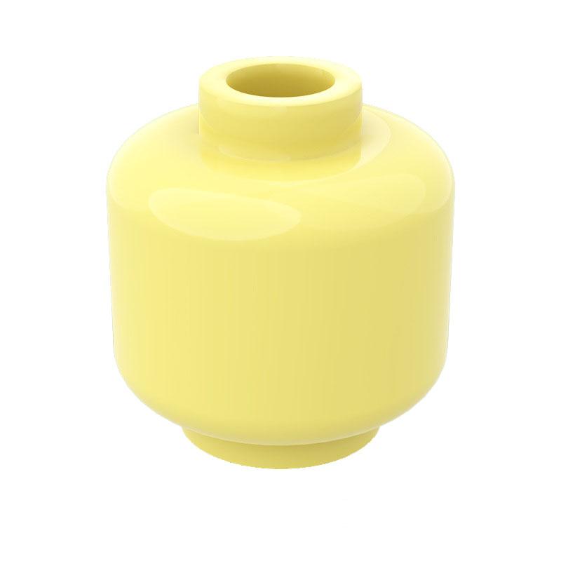 10pcs DO IT YOURSELF MOC Ideal For 3626 Construction block figures parts Ideal For Body Part Head (Plain) - Blocked Open Stud