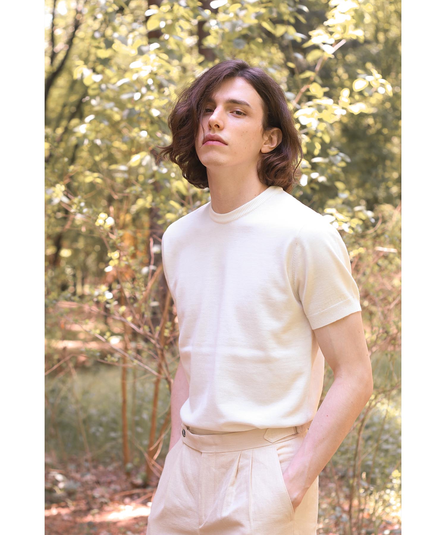 Belief Soft Round Neck Kint (Ivory) Ivory/M