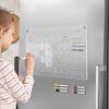 Magnetische maandkalender met markeerstiften Krasbestendig herbruikbare koelkastplanner Droog uitwisbare kalender Doorzichtig bord