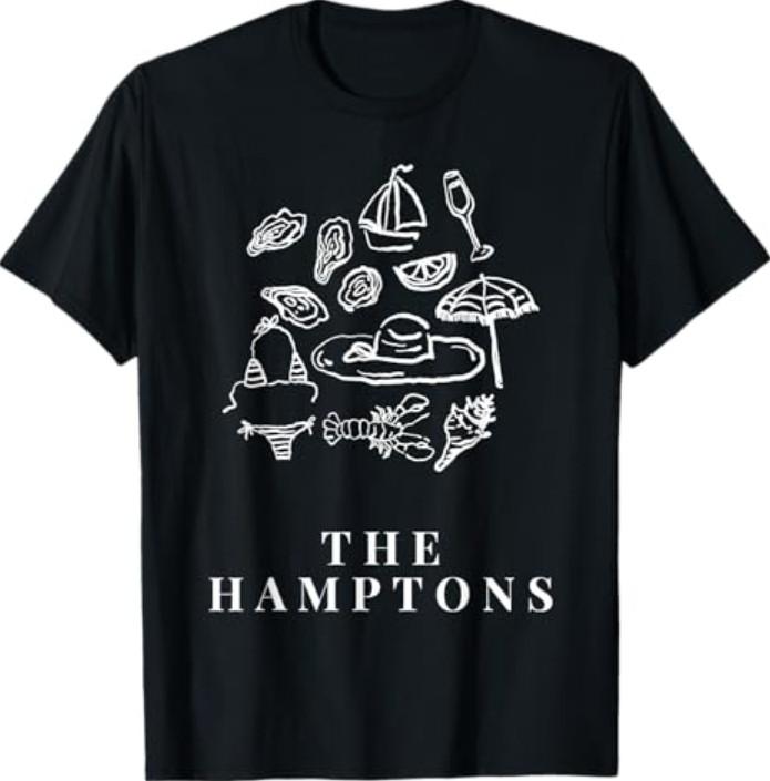 The Hamptons NY Fashion Summer Beach Aesthetic T-Shirt