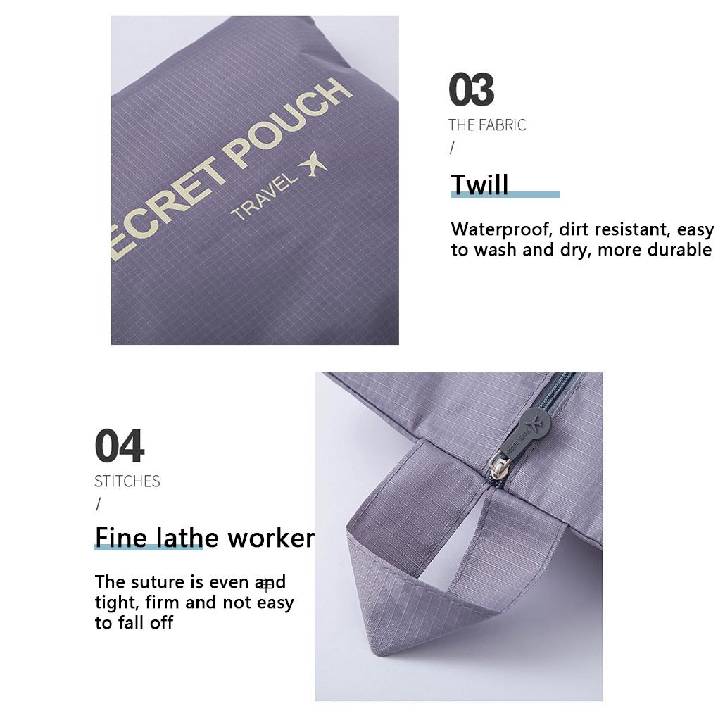 7 Pieces Travel Laundry Bag Packing Clothes Storage Organizer Luggage Holder Zipper Foldable Waterproof Shoes Underwear