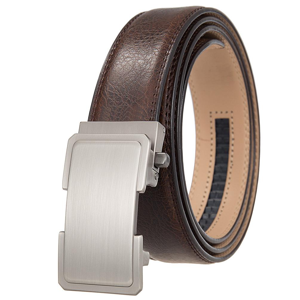 Belt Belt, Two-Layer Leather Belt, Automatic Buckle Belt Ly36-25568-1