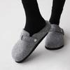 Winter House Plush Slippers for Women Winter Non-Slip Flat Heels Cotton Slides Woman Fashion Flock Warm Cotton Shoes Slippers
