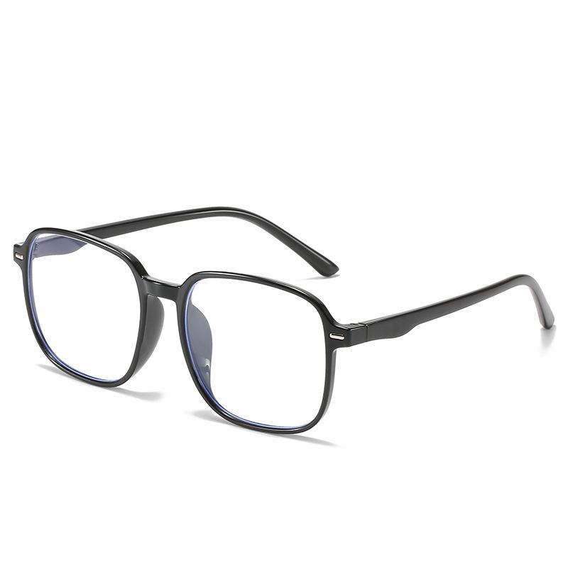High-quality Unisex Square Plain Optical Glasses Anti Blue Light Computer Eyewear for Myopia Nearsighted