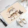 Cute Cartoon Anti-Slip Diatom Mud Bathroom Mat - Water Absorbent Foot Pad for Toilet Door