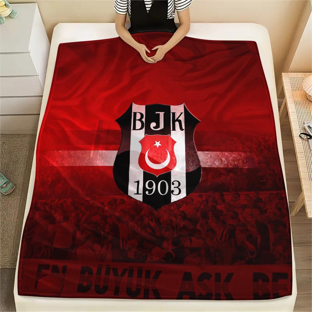 

Beşiktaş Gymnastics Club Print Flannel Blanket, High quality Comfortable for All Seasons, Home Decor, Warmth and Comfort 80cm x 120cm