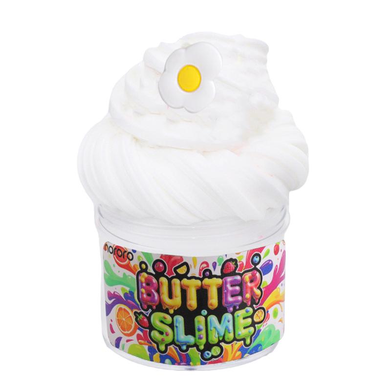 Butter Clay Slime Set: DIY Colored Puffy Gel Bubble Slime Cotton Mud.