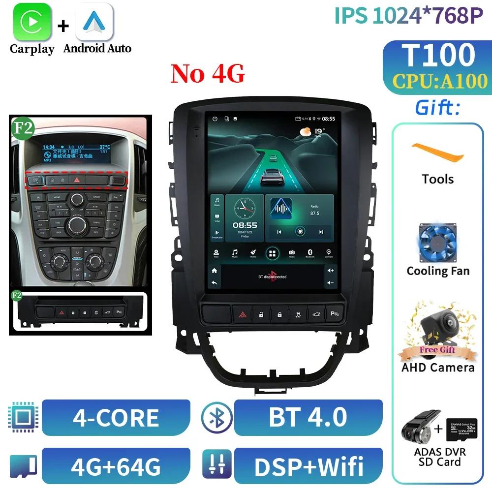 9,7 Zoll Autoradio Android 14 Für Opel Astra Buick Verano 2009-2015 Multimedia Navigation Kabelloses CarPlay Headunit Touchscreen