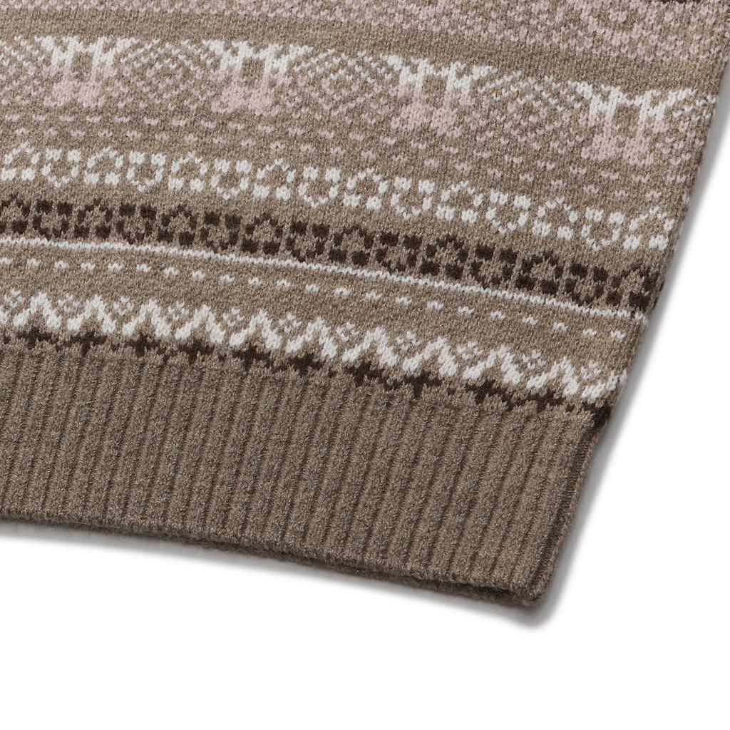 LEDEPT Fair Isle Jacquard Pullover [2 Colors]