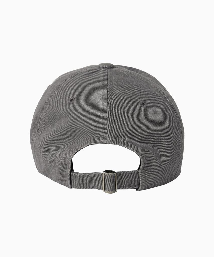 FREEMARIO Applique Damaged Ball Cap [Charcoal]