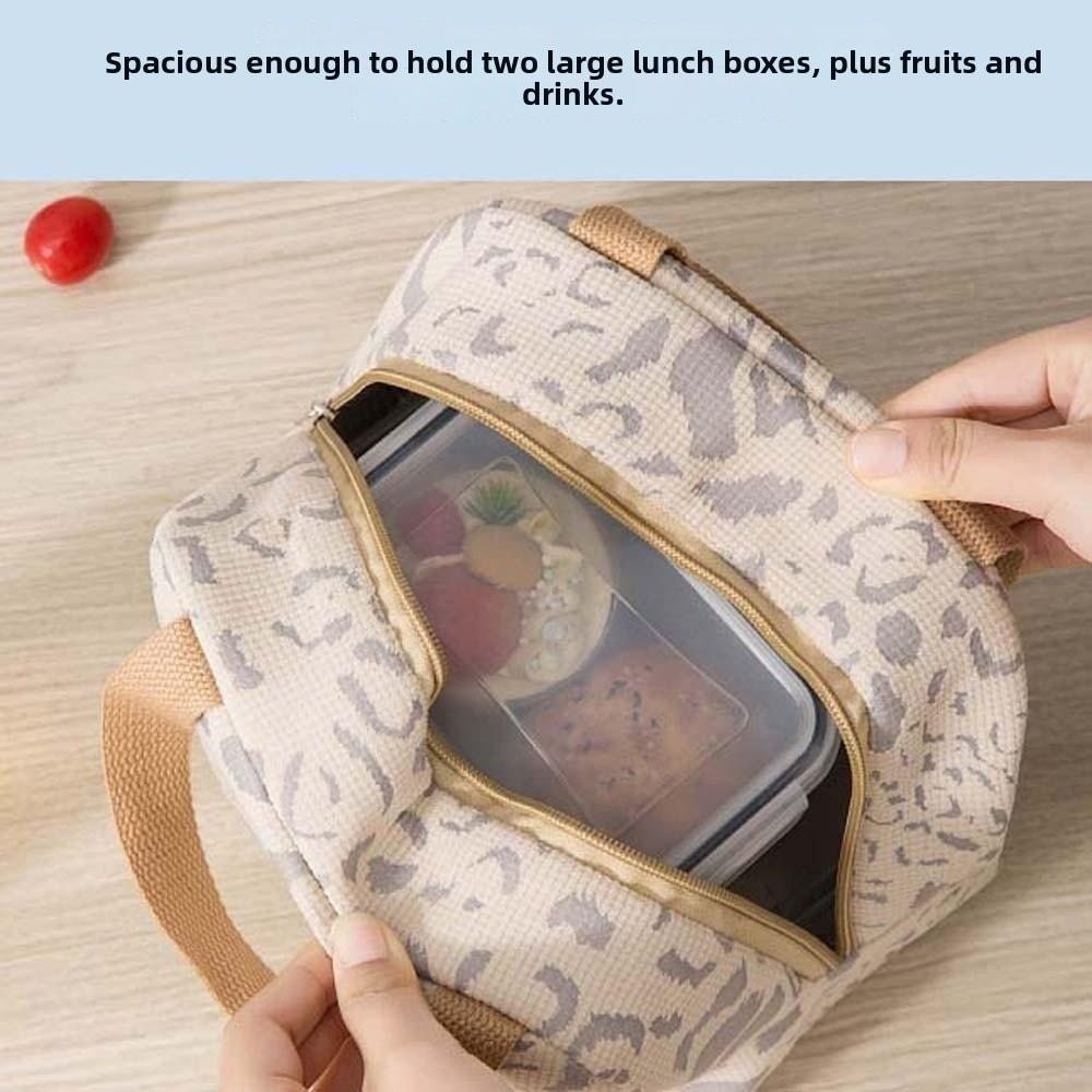 Thickened Thermal Insulation Bag Aluminum Film Picnic Box Pouch Handheld Insulated Bag School