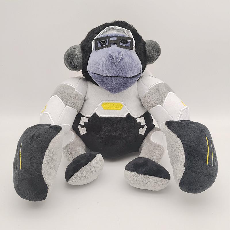 New Jumbo Winston Plush - Overwatch Gorilla Toy 22cm, 238g